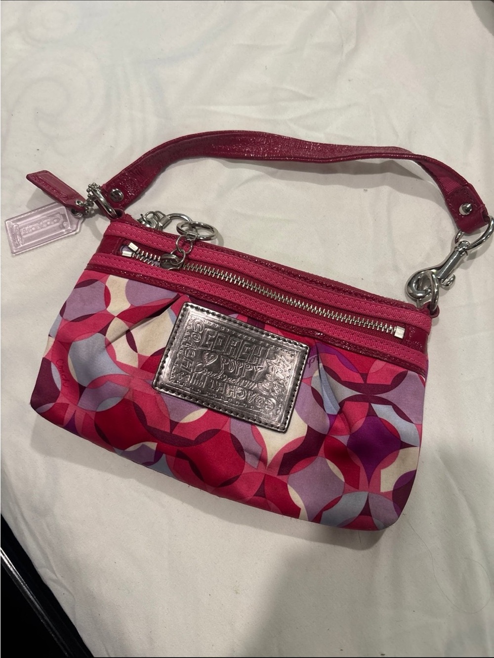Coach Pink poppy Y2K handbag - Picture 1 of 7